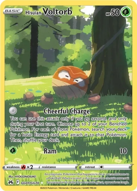 Hisuian Voltorb [Cheerful Charge | Ram]