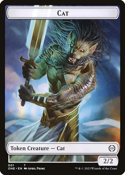 Cat Token (White 2/2)