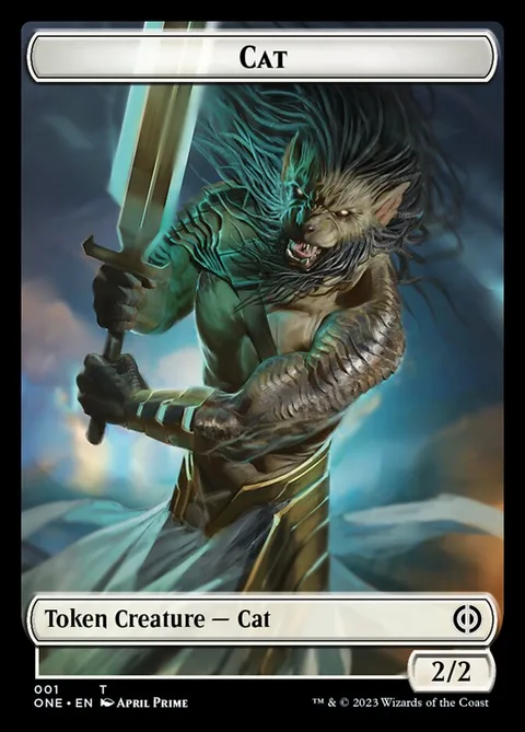 Cat Token (W 2/2) // Bird Token (W 1/1)