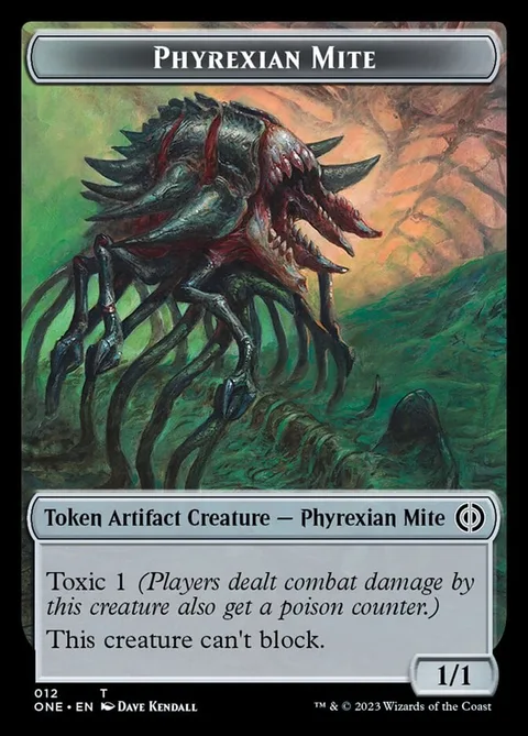 Phyrexian Mite Token (A 1/1) // Poison Counter