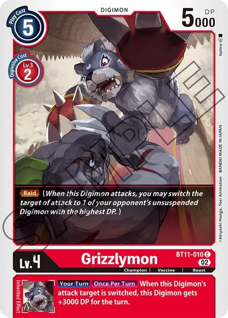 Grizzlymon (BT11-010)