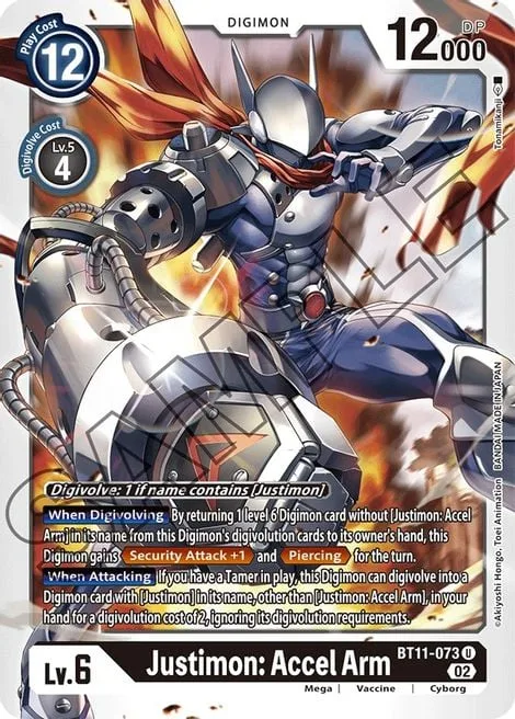 Justimon: Accel Arm (BT11-073)