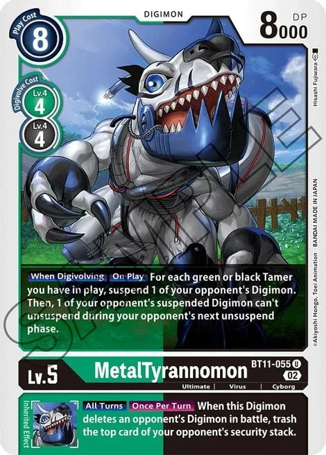 MetalTyrannomon (BT11-055)