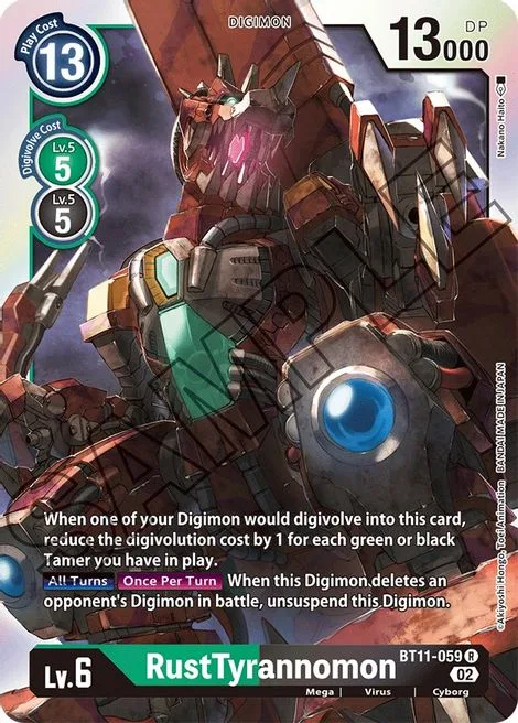 RustTyrannomon (BT11-059)