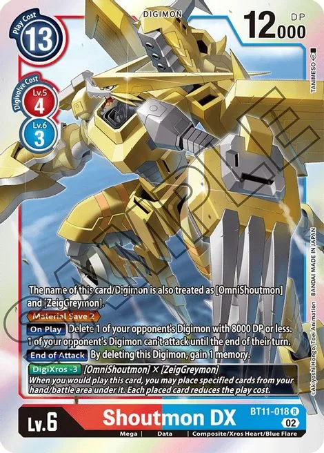 Shoutmon DX (BT11-018)
