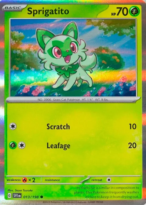 Sprigatito [Scratch | Leafage]