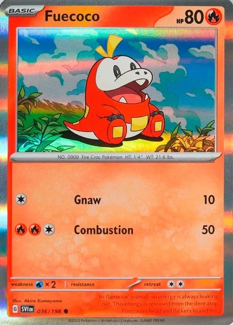 Fuecoco [Gnaw | Combustion]