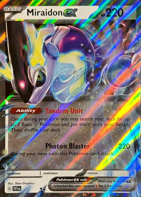 Miraidon ex [Tandem Unit | Photon Blaster]