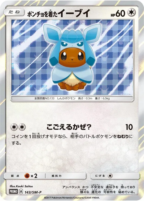 Poncho-wearing Eevee [Icy Wind?]