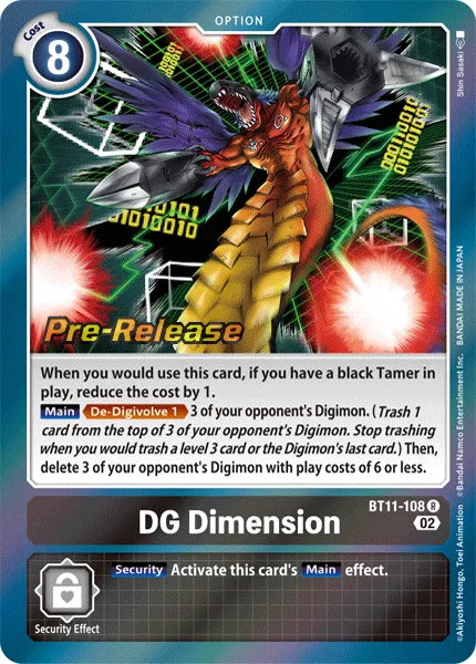 DG Dimension (BT11-108)