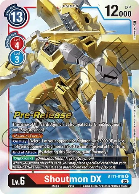 Shoutmon DX (BT11-018)
