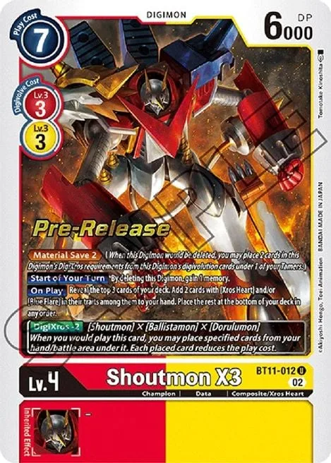 Shoutmon X3 (BT11-012)
