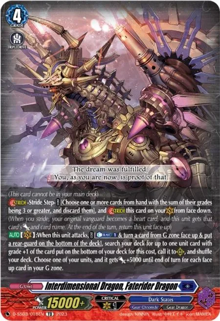 Interdimensional Dragon, Faterider Dragon [D Format]