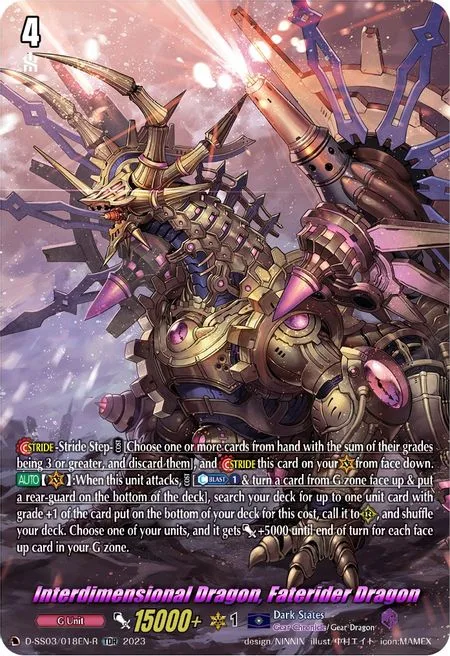 Interdimensional Dragon, Faterider Dragon [D Format]
