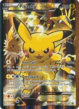 Pikachu EX [Iron Tail | Overspark]