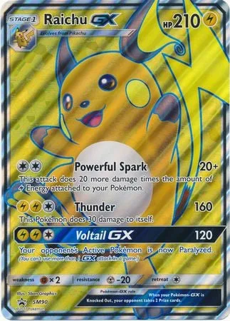Raichu GX [Powerful Spark | Thunder | Voltail GX]