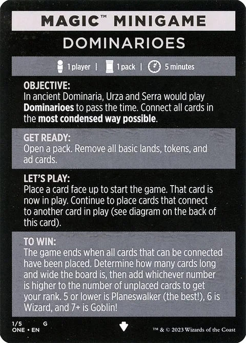 Magic Minigame: Dominarioes