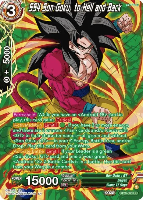 SS4 Son Goku, to Hell and Back