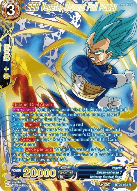 SSB Vegeta, Beyond Full Power