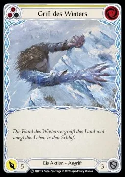 Winter's Grasp (Yellow)