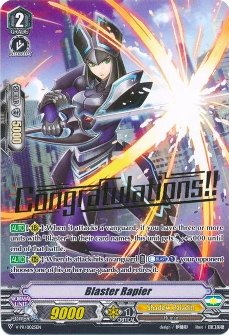 Blaster Rapier [V Format]