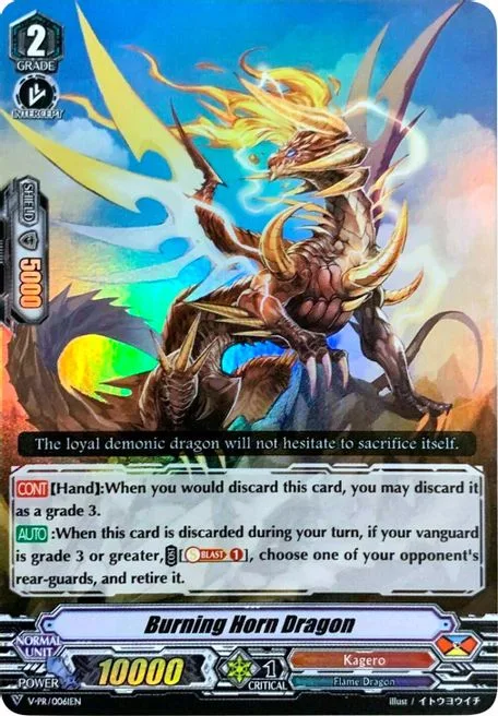 Burning Horn Dragon [V Format]