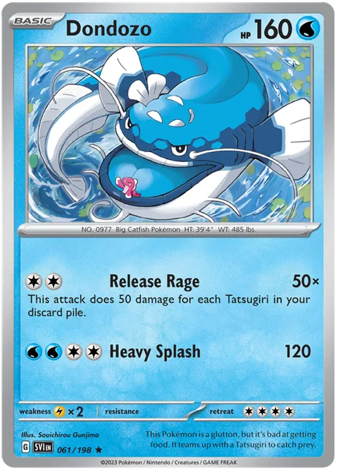 Dondozo [Release Rage | Heavy Splash]