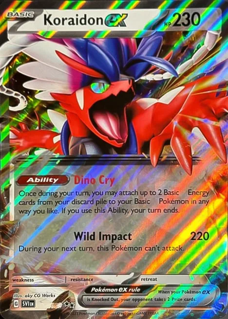 Koraidon ex [Dino Cry | Wild Impact]