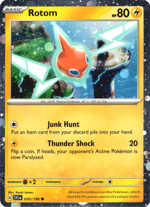 Rotom [Junk Hunt | Thunder Shock]