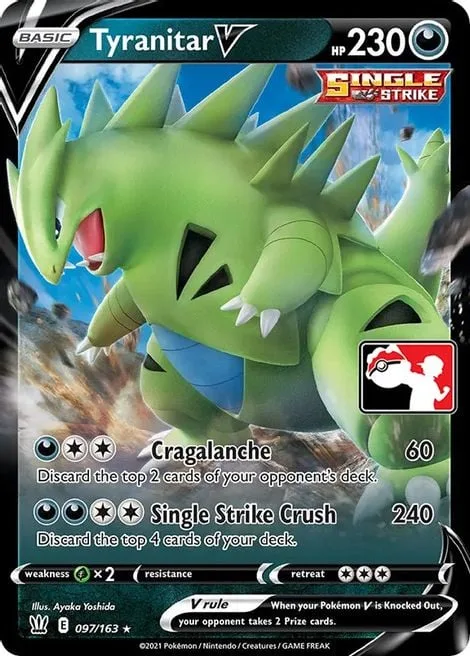 Tyranitar V [Cragalanche | Single Strike Crush]
