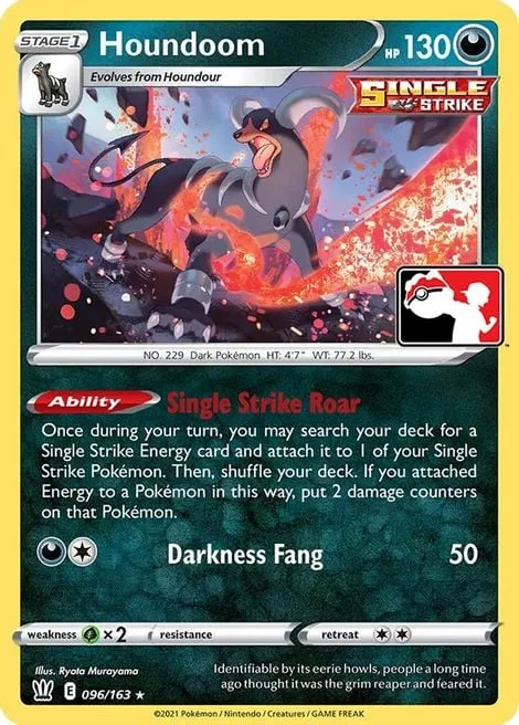 Houndoom [Single Strike Roar | Darkness Fang]
