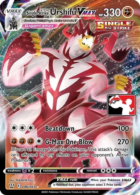 Single Strike Urshifu VMAX [Beatdown | G-Max One Blow]