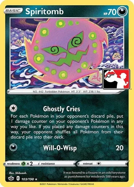 Spiritomb [Ghostly Cries | Will-O-Wisp]