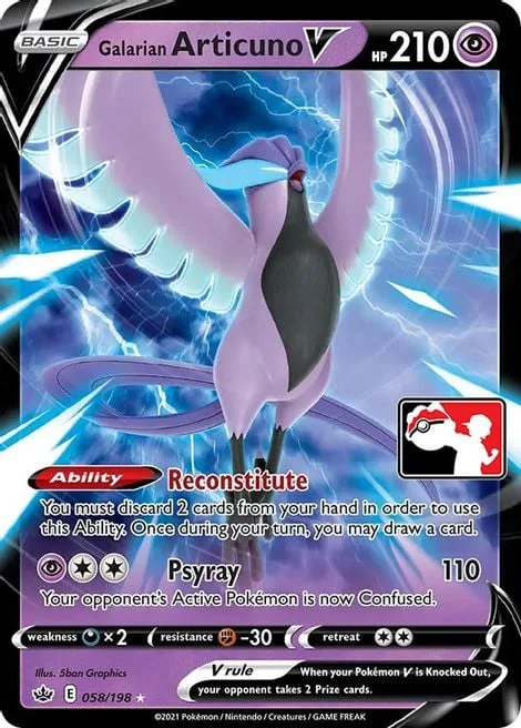 Galarian Articuno V [Reconstitute | Psyray]