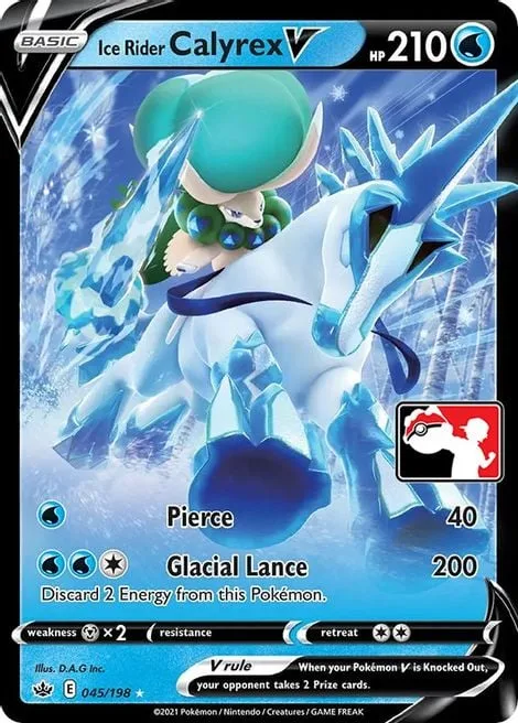 Ice Rider Calyrex V [Pierce | Glacial Lance]