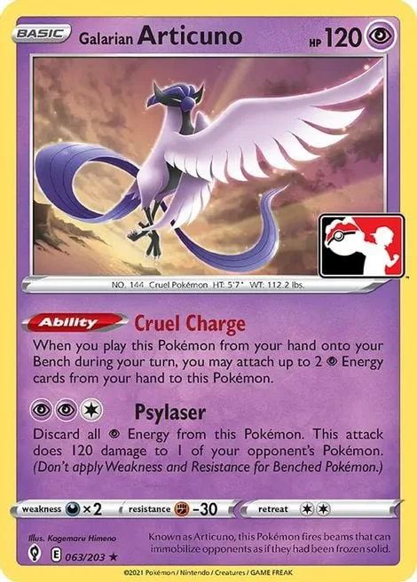 Galarian Articuno [Cruel Charge | Psylaser]