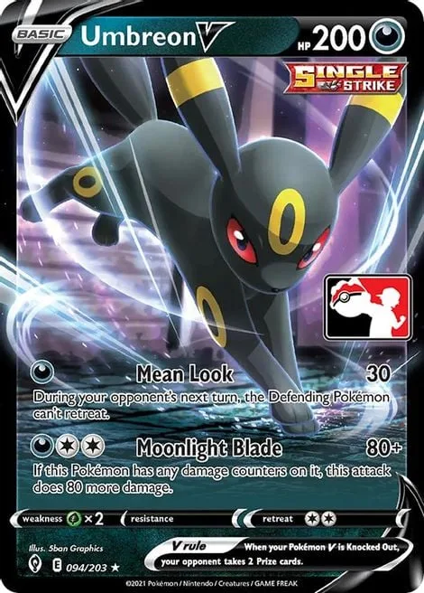 Umbreon V [Mean Look | Moonlight Blade]