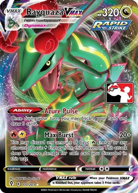 Rayquaza VMAX [Azure Pulse | Max Burst]