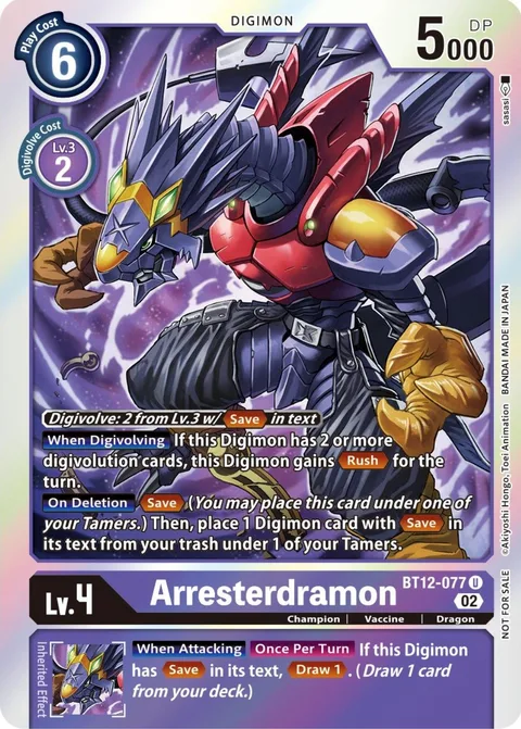 Arresterdramon (BT12-077)
