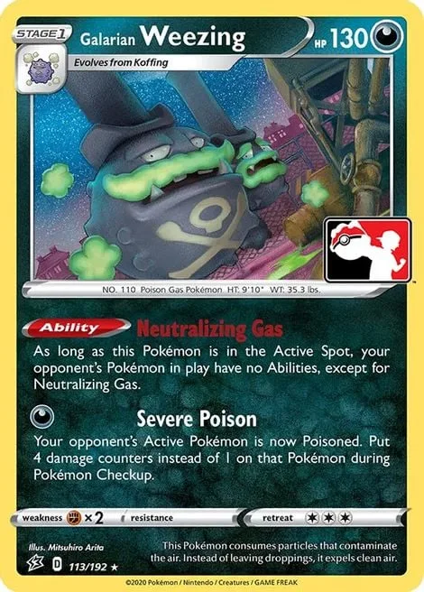 Galarian Weezing [Neutralizing Gas | Severe Poison]
