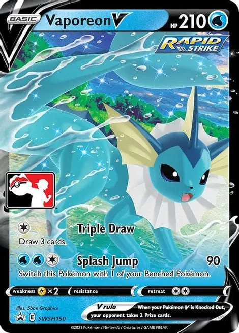 Vaporeon V [Triple Draw | Splash Jump]