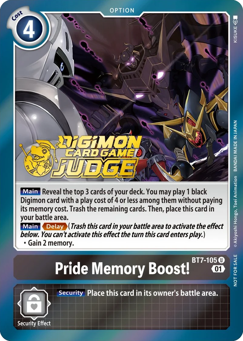 Pride Memory Boost! (BT7-105)