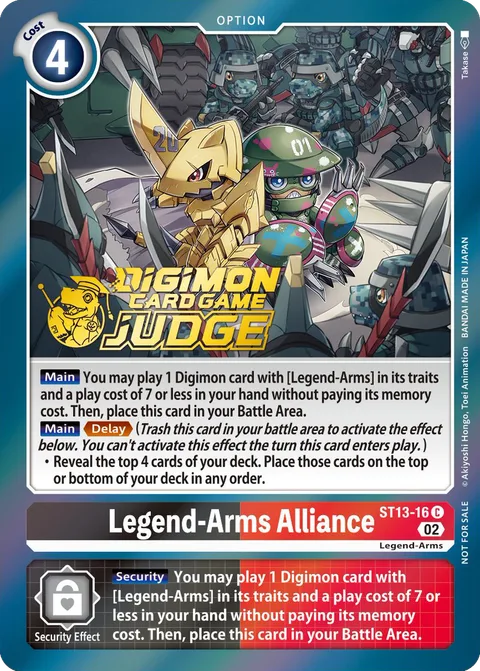 Legend-Arms Alliance (ST13-16)