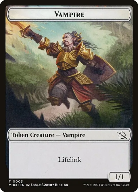Vampire Token (White 1/1 Lifelink)