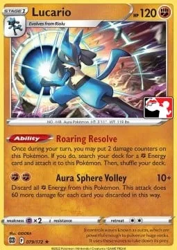 Lucario [Roaring Resolve | Aura Sphere Volley]