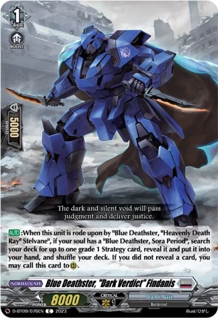 Blue Deathster, ""Dark Verdict"" Findanis [D Format]