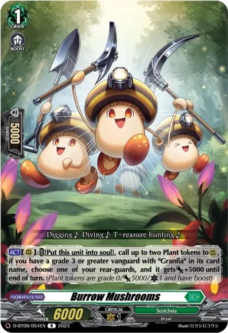 Burrow Mushrooms [D Format]