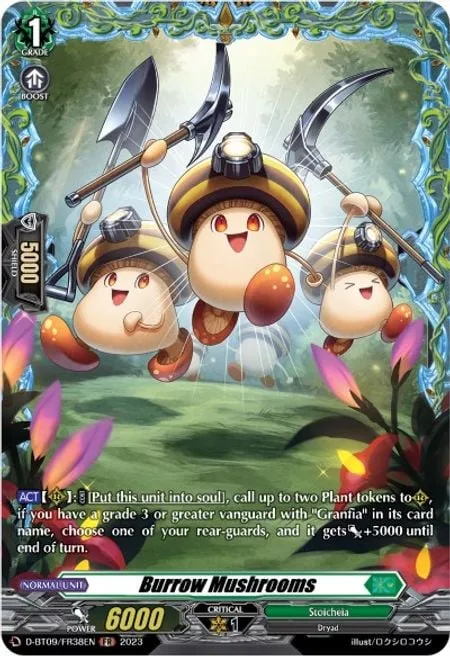 Burrow Mushrooms [D Format]