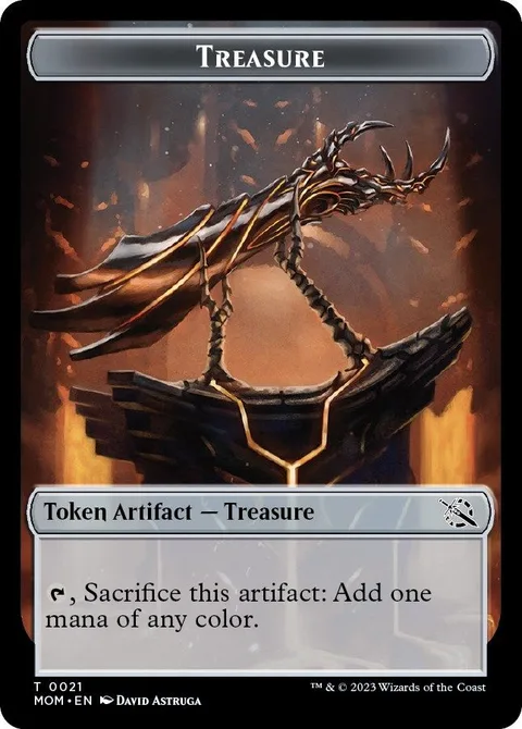 Kraken Token (W 1/1) // Treasure Token
