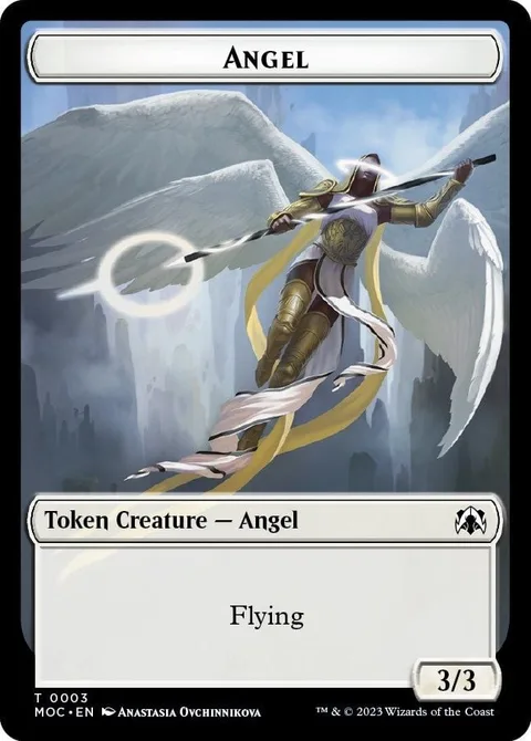 Angel Token (W 3/3) // Demon Token (B 6/6)